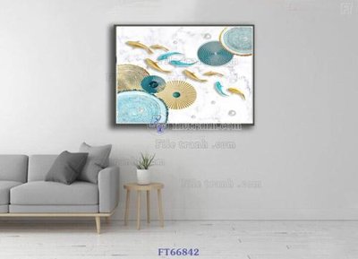 File gốc Tranh treo pha lê gương FT66842 (ảnh chi tiết) để in lụa