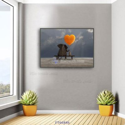 File gốc Tranh treo pha lê gương FT66846 (thiết kế) cho in ấn