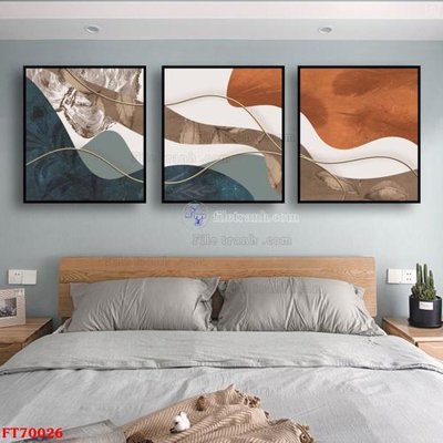 Mua file tranh gốc Tranh treo hiện đại pha lê gương FT70026 tại Filetranh.com