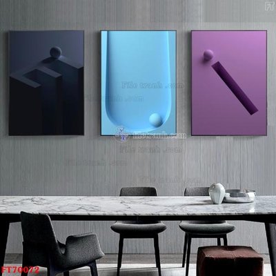 File gốc Tranh treo hiện đại pha lê gương FT70072 (PNG) chất lượng cao