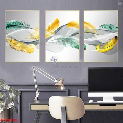 Download file ảnh gốc Tranh treo hiện đại pha lê gương FT70103 để in ấn