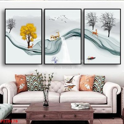 File tranh gốc Tranh treo hiện đại pha lê gương FT70178 (bản quyền) file PSD