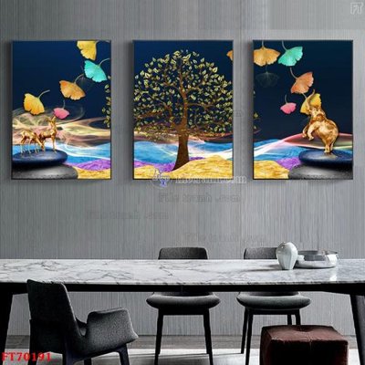 File gốc Tranh treo hiện đại pha lê gương FT70191 (ảnh chi tiết) để in trần