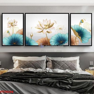 Hình ảnh file gốc Tranh treo hiện đại pha lê gương FT70194 cho in UV