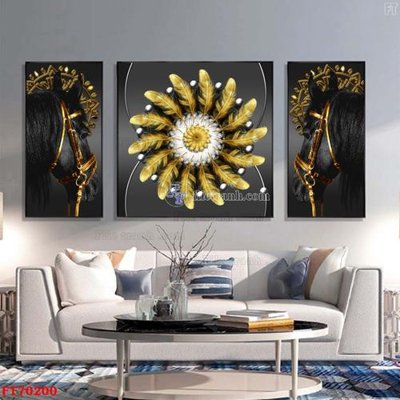 Download file Tranh treo hiện đại pha lê gương FT70200 (gốc) in mica bàn thờ