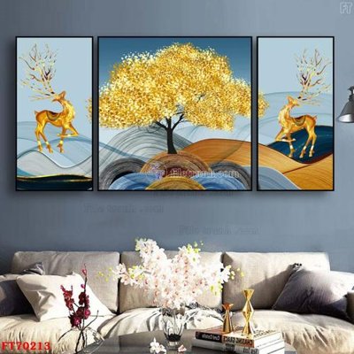 File tranh Tranh treo hiện đại pha lê gương FT70213 (file gốc) chuẩn màu in