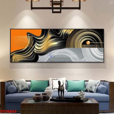 File gốc Tranh treo hiện đại pha lê gương FT70243 (chủ đề hiện đại) trang trí