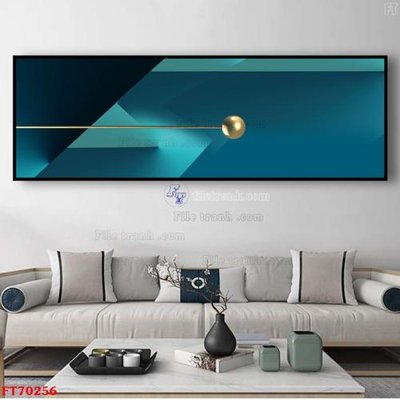 File gốc Tranh treo hiện đại pha lê gương FT70256 (trang trí) phòng làm việc
