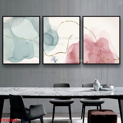 File gốc Tranh treo hiện đại pha lê gương FT70304 (PSD/TIFF) độ phân giải cao