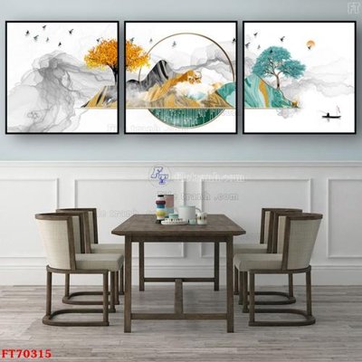 Chi tiết file ảnh Tranh treo hiện đại pha lê gương FT70315 sắc nét