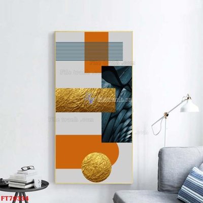 Tải file Tranh treo hiện đại pha lê gương FT70334 (gốc) in tranh tráng gương