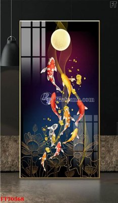 Tải file gốc Tranh treo hiện đại pha lê gương FT70368 (in khổ lớn) quảng cáo