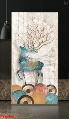 Tải file Tranh treo hiện đại pha lê gương FT70385 (gốc) làm file thiết kế