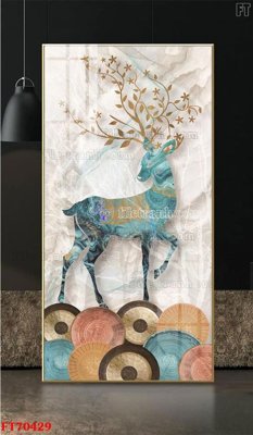 File gốc Tranh treo hiện đại pha lê gương FT70429 (chuẩn CMYK) cho nhà in