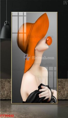 Download file ảnh gốc Tranh treo hiện đại pha lê gương FT70442 để in ấn