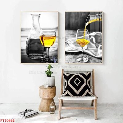 File tranh Tranh treo hiện đại pha lê gương FT70462 (gốc) chủ đề con người