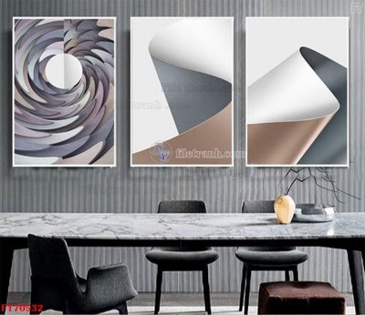 File in ấn Tranh treo hiện đại pha lê gương FT70532 (bản gốc) chất lượng cao