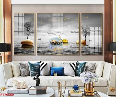 Tải file Tranh treo hiện đại pha lê gương FT70580 (ảnh gốc) độ phân giải 300dpi