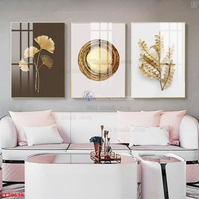 File in mica Tranh treo hiện đại pha lê gương FT70638 (ảnh gốc) đẹp