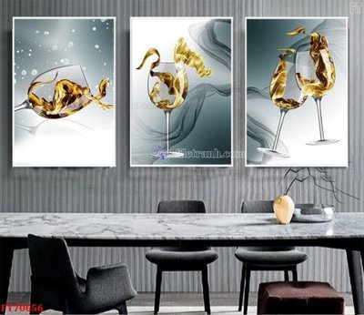 File gốc in ấn Tranh treo hiện đại pha lê gương FT70656 chất lượng vượt trội