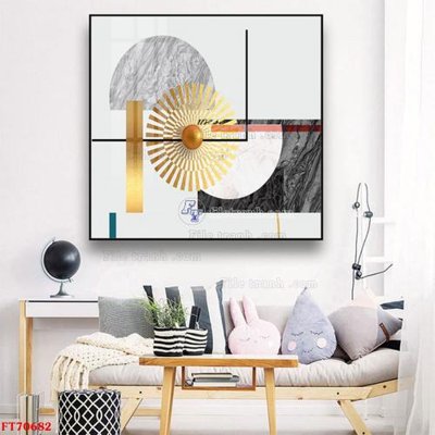 File in ấn cao cấp Tranh treo hiện đại pha lê gương FT70682 (file gốc)