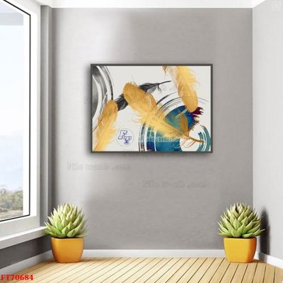 Tải file gốc Tranh treo hiện đại pha lê gương FT70684 (bản PSD) gốc