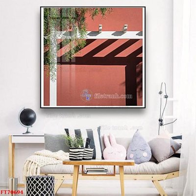 File gốc Tranh treo hiện đại pha lê gương FT70694 (in lụa) chi tiết cao