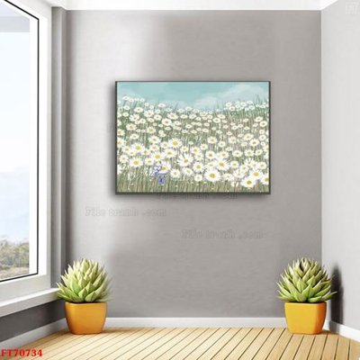 File in trần Tranh treo hiện đại pha lê gương FT70734 (file gốc) xuyên sáng