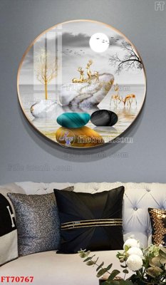 File gốc Tranh treo hiện đại pha lê gương FT70767 (Filetranh.com) Tranh treo hiện đại pha lê gương FT70767