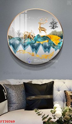 File PSD Tranh treo hiện đại pha lê gương FT70769 (nguyên gốc) chất lượng cao