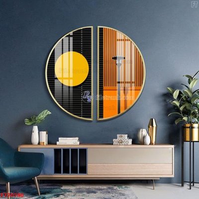 File tranh Tranh treo hiện đại pha lê gương FT70780 (bản gốc) in canvas