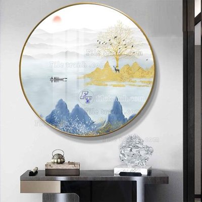 File gốc File tranh hiện đại pha lê gương FT720 (cho in ấn) từ kho Filetranh