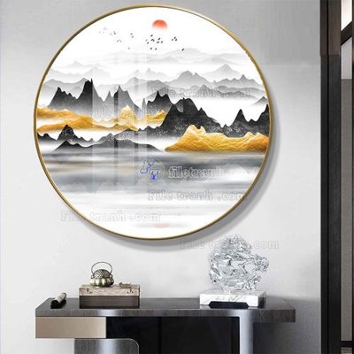 File tranh PSD File tranh hiện đại pha lê gương FT725 chất lượng cao