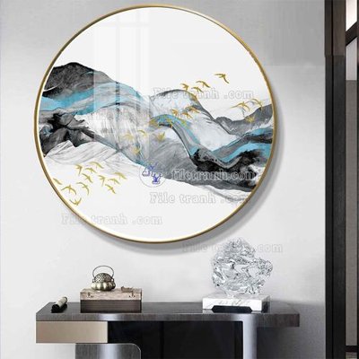 File gốc File tranh hiện đại pha lê gương FT731 (trang trí) phòng trẻ em