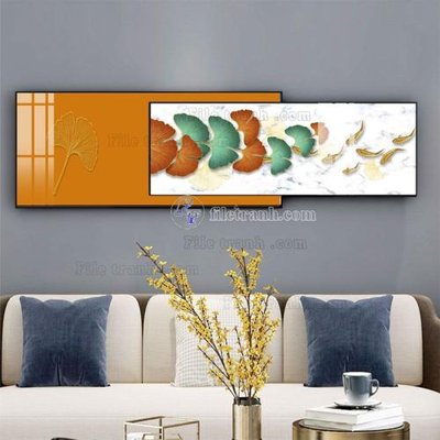 File in lụa File tranh hiện đại pha lê gương FT761 (hoa văn) File tranh hiện đại pha lê gương FT761