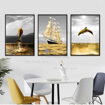 File gốc Tranh treo pha lê gương FT78116 (phong cách) cổ điển