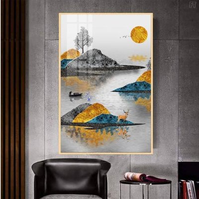 File in trần Tranh treo pha lê gương FT78245 (bản gốc) 5D