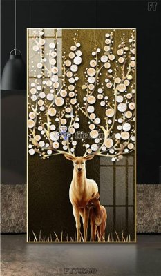 File tranh Tranh treo pha lê gương FT78260 (bản gốc) treo tường