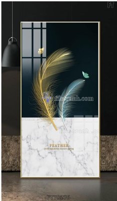 Ảnh gốc Tranh treo pha lê gương FT78276 (nét căng) in mica