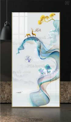 Tải file Tranh treo pha lê gương FT78308 (gốc) in ấn chất lượng