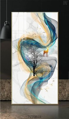 File gốc Tranh treo pha lê gương FT78311 (phong cách) tối giản