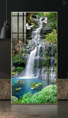 File gốc Tranh treo pha lê gương FT78324 (vector) cho in ấn