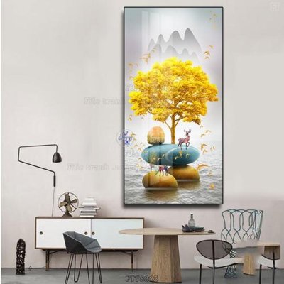 File gốc Tranh treo pha lê gương FT78325 (chuẩn CMYK) cho nhà in