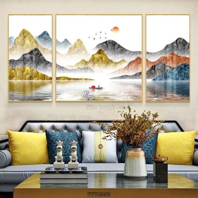 File PSD Tranh treo pha lê gương FT78352 (nguyên bản) cho thiết kế