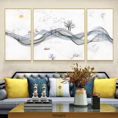 File tranh Tranh treo pha lê gương FT78377 (gốc) in backlit film