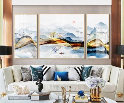 File tranh Tranh treo pha lê gương FT78385 (ảnh gốc) in trần nhà