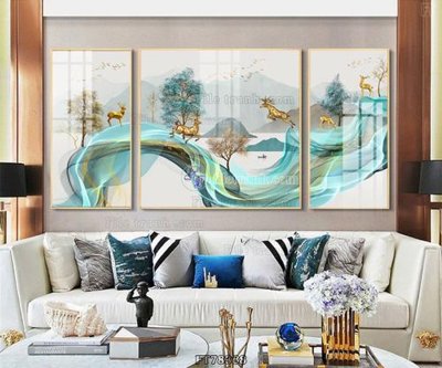 File gốc Tranh treo pha lê gương FT78388 (trang trí) phòng trẻ em