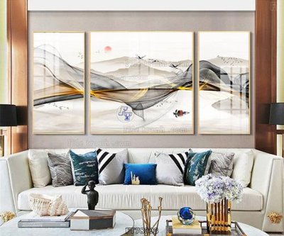 File tranh Tranh treo pha lê gương FT78393 (ảnh gốc) in trần xuyên sáng