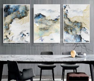 File tranh gốc Tranh treo pha lê gương FT78455 chủ đề hiện đại