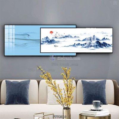 Download file Tranh treo pha lê gương FT78510 (gốc) in mica cao cấp